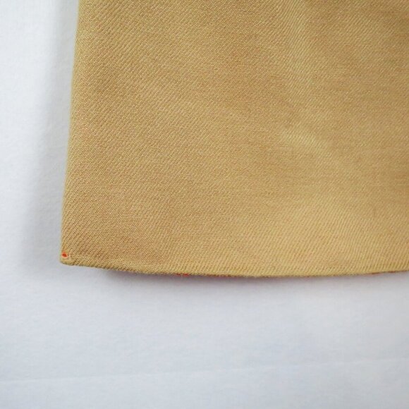 Marc Jacobs Camel and Orange Wool Micro Mini Skirt Appliqué Button Detail 4 - Picture 14 of 14